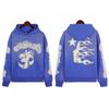 Sudadera con capucha de yoga azul, pantalones lavados, estampados antiguos, sudadera informal, suéter de marca de moda, traje para hombres y mujeres