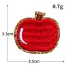 Série Frutas Cereja Maçã Adesivo de Tecido Acessórios Decorativos Patch de Bordado Cartoon Fofo para Crianças Patch para Joias Bordado Elétrico