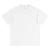 Camiseta Pesada de Manga Corta para Hombre 230g Hilo Doble Marca de Moda Algodón Fresco Moda de Verano Marca de Moda Dopamina Camiseta de Color Sólido para Hombre y Mujer