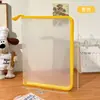 Bolsa de archivo de gran capacidad a color, bolsa de archivo transparente para exámenes de estudiantes, bolsa de almacenamiento de papel de prueba con cremallera A4, venta al por mayor