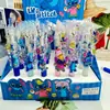 Nueva pluma gel tipo stillson para bebé estrella con colgante alto valor de color papelería escolar pluma negra secado rápido lote