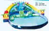 Juguete para parque acuático flotador inflable balancín giroscopio piscina entretenimiento acuático avión inflable carreras de barcos dragón