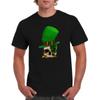 Calle 2025. Día de San Patricio Producto Nuevo Estampado de Trébol Corazón Unisex Holgado Sudadera Camiseta de Manga Corta Redonda