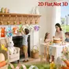 Popular Set de 12 Piezas de Decoraciones Colgantes de Madera de Pascua Decoración de Pascua 2026 Colgantes de Conejo Coloridos