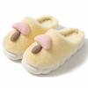Pantuflas de Algodón de Dibujos Animados para Mujer Otoño e Invierno con Forro Polar para Calentar y Cómodas Suela Gruesa para Parejas Uso Doméstico Interior Confinamiento Pantuflas de Piel para Hombre