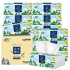 Papel Toalha Qingfeng 4 Folhas 80 Folhas Série Extrato de Flor Papel de Alta Qualidade Guardanapos Domésticos Lenços Faciais Lenços de Mão Sanitários Venda por Atacado