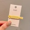 Presilha de Cabelo Estreita Colorida de Estrela de Cinco Pontas Sem Costura para Mulheres, Grampo de Cabelo de Acetato Colorido Doce, Acessório de Cabelo Simples para Franja e Cabelos Soltos