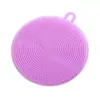 Escova Multifuncional de Silicone para Lavar Louça, Esponja de Limpeza Antiaderente para Óleo, Pano de Cozinha, Esponja, Escova de Limpeza Doméstica, Artefato para Panelas e Tigelas