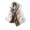 Bufanda de Cachemira Otoño e Invierno Nueva Bufanda Tricolor Elegante Versátil para Mujer Chal Elegante Cálido y Resistente al Frío