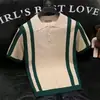 Nova Camisa Polo Masculina de Tricô de Verão Manga Curta Seda de Gelo Gola Reversível Slim Fit Camiseta de Negócios Atacado Transfronteiriço