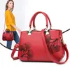 Bolso Nuevo para Mujer 2023 Moda Europea y Americana Bolso de Hombro Bordado Bolso de Mano para Mujer PU Bolso Grande de Exportación Bolso para Mamá Dropshipping