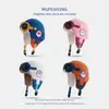Gorra de Aviador con Gafas para Niños, Gorro de Invierno Cálido con Forro de Felpa, Protección para los Oídos Gruesa a Prueba de Viento, Gorro Lei Feng Unisex para Bebé