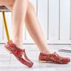 Zapatos de Agua Bajos para Hombre, Zapatos de Goma Antideslizantes de Caña Baja para Cocina, Botas de Lluvia, PVC Impermeable con Diseño Floral para Hombres y Mujeres