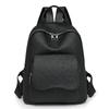 Mochila Feminina 2025 Nova Moda Estampada Mochila de Mãe Couro Macio Grande Capacidade Multifuncional Mochila para o Dia a Dia