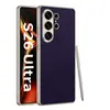 Adecuado para funda de teléfono móvil Samsung S26Ultra, Cuero liso, Pintura metálica, Tacto similar a la piel, Starburst S25Ultra, Moderno, Ultradelgado, Anticaídas