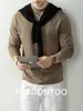 Algodão Modal Tipo Nuvem! Amigo da Pele, Macio e Elástico! Camiseta Masculina de Manga Longa Meia-Gola para Outono e Inverno Cor Lisa Versátil Camada Base