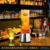 Canhão de Vinho Luminoso de Cristal Azul Restaurante de Bar 3L Barril de Cerveja Artesanal Ilusionista com Torneira Criativo Barril de Refrigerante Celebridade da Internet Comercial