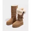 Botas de nieve de caña alta de moda para mujer, nuevo estilo invierno 2026, de suela gruesa, forradas de felpa y extra gruesas, de longitud media, botas de nieve del noreste para mujer