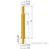 Dedo de costura a prueba de golpes e impermeable Auriculares Bluetooth Prueba de carga Antena de aguja de alta corriente Sonda de dedo Pogopin