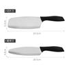 Suministros del Fabricante Juego de Cuchillos de Cocina de Acero Inoxidable, Cuchillo de Cocina Multiusos, Cuchillo de Fruta Doméstico, Juego de Cuchillos con Tabla de Cortar