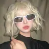 Peluca Wan Ning para mujer, pelo corto rizado, rubio platino, rizo de huevo, estilo coreano, ilumina la piel, uso diario, dulce dulce, estilo fresco, atmósfera, cobertura completa de la cabeza