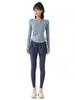 Traje deportivo para mujer, primavera y verano, manga larga, holgado, adelgazante, entrenamiento físico, carreras matutinas, Pilates, ropa avanzada para yoga