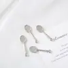 Racket de Agua Alcalina con Forma de Corazón de Ángel Cupido Incrustado de Diamantes Transfronterizo Europeo y Americano Joyería Colgante para Collar DIY Accesorio