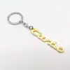 Chaveiro de metal modificado para carro JDM NOS HKS pingente de liga de zinco para Toyota Honda