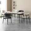 Silla de comedor de lujo para uso doméstico, silla simple de estilo francés moderno, silla de estilo nórdico con respaldo, adecuada para restaurantes, hoteles y comedor informal