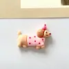 Accesorios para el Cabello Hechos a Mano DIY de Cachorro Plano Simulados Diadema Agujero Llavero de Zapato Pegamento en Crema Funda para Teléfono Móvil Accesorios de Resina