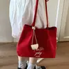 Bolsa de Lona para Mujer 2026 Nuevo Estilo Bolso de Mujer Otoño e Invierno Bolsa Tote Gran Capacidad Casual Ropa de Trabajo Bolso de Hombro