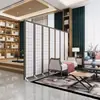 Biombo Celosía Plegable Estilo Japonés Moderno Sala de Estar Hotel Estudio Dormitorio Pasillo Puerta de Entrada Plegable Móvil