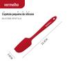 Estilo americano de uma peça de silicone espátula quatro peças de geleia de quatro peças espátula creme espátula mini alça fina