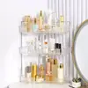 Caja de Almacenamiento de Cosméticos de Esquina, Tocador de Lujo Ligero, Labiales y Productos para el Cuidado de la Piel, Estante de Almacenamiento Triangular para Baño y Tocador