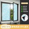 Película electrostática autoadhesiva para vidrio de oscurecimiento total con diseños de plantas y flores, pegatina de ventana estilo nórdico para decoración de sala de estar y dormitorio, pegatina de privacidad