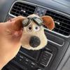 Piloto perro decoración salida de aire coche decoración aromaterapia coche lindo suministros interiores coche con aire acondicionado soporte generación