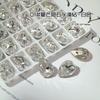 Hua Zi 4390 Mesmo Estilo Gotas de Água Nail Art Diamantes Ornamentos Novo Estilo Estrela Cintilante Meteorito de Montanha Forma de Pera Pontiaguda Forma Especial Vidro de Cristal