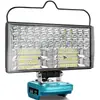 Compatible con Dewalt, Milwaukee, Makita 18V luz de 8 pulgadas USB Tipo-C
