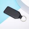 Llavero de cuero para bolso, colgante, etiqueta de cuero, llavero de cuero para coche, regalo pequeño para negocios, disponible para personalización.