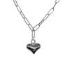 XL109 Amor Simple Estilo INS Diseño de Nicho Collar de Plata S925 para Mujer Estilo Francés Retro Versátil Moda