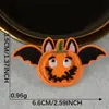 Etiqueta bordada por computadora, pegatina bordada, serie original de Halloween, accesorios de ropa de calabaza, parche adhesivo, parche de tela, pegatina