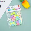 Exportação Transfronteiriça Resina Rosa Pulseira DIY Acessórios de Contas Cartão de Unha de Papel Cabeça Pulseira Acessórios de Contas Contas