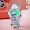 Relógio eletrônico infantil criativo relógio eletrônico luminoso para meninos e meninas relógio eletrônico de unicórnio