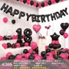 Celebridad de Internet Set de Globos de Cumpleaños para Adultos Fiesta Cumpleaños Infantil Decoración de Dibujos Animados Arreglo