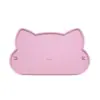 Tapete para Comida de Gato Tapete de Silicona para Comida de Mascota Impermeable Antideslizante Tapete para Alimentación de Mascotas Borde Elevado Almohadilla para Plato de Gato Grado Alimenticio