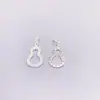 Plata de Ley S925 Diamante Hueco Zirconia Calabaza Colgante Accesorios DIY Pulsera Accesorios de Plata Colgante Pulsera Colgante