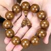 Una generación de material antiguo seis pulseras de madera dragón 2.0 cuentas pulsera de juego de texto para hombres y mujeres 108 cuentas al por mayor