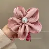 Atmósfera de Verano Flor Cola de Caballo Recta Línea Telefónica Cuerda para el Cabello Accesorios para el Cabello de Mujer Cuerda para el Cabello Sentido Avanzado Artefacto para el Clima del Cabello