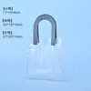 520 Bolso de Mano Transparente de PVC Bolsa de Recuerdo para Boda y Compromiso Bolsa de Regalo de Cumpleaños Plástico Bolsa de Regalo para el Día del Niño