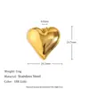 Accesorios para Joyería DIY Transfronterizos Europeos y Americanos Acero Inoxidable Chapado en Oro de 18K Zapatos de Lona Torre Oso Dientes de Lobo Colgante de Guitarra Mujer